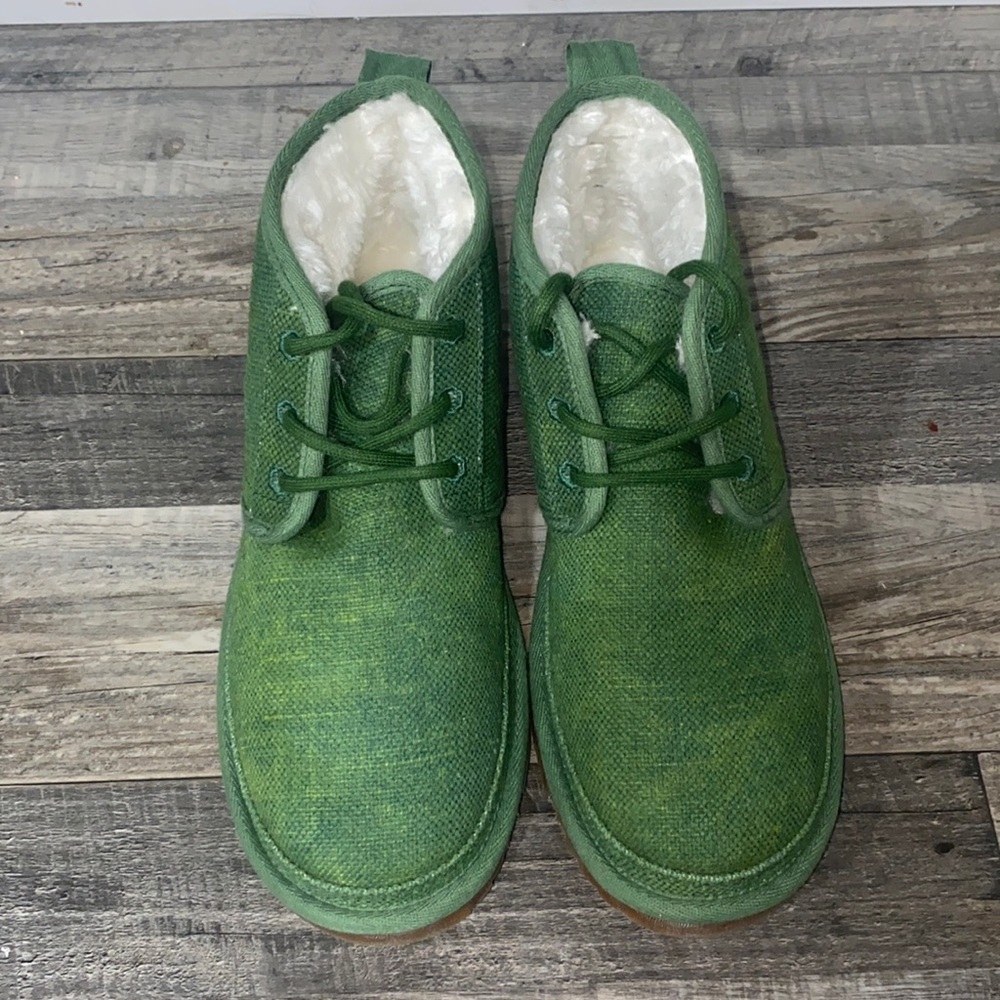 UGG Green Chukka Boots with Shearling Lining